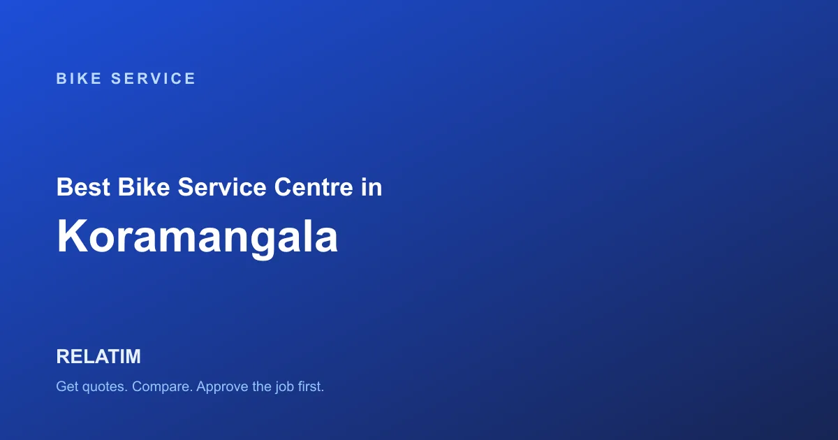 Best Bike Service Centre in Koramangala, Bangalore